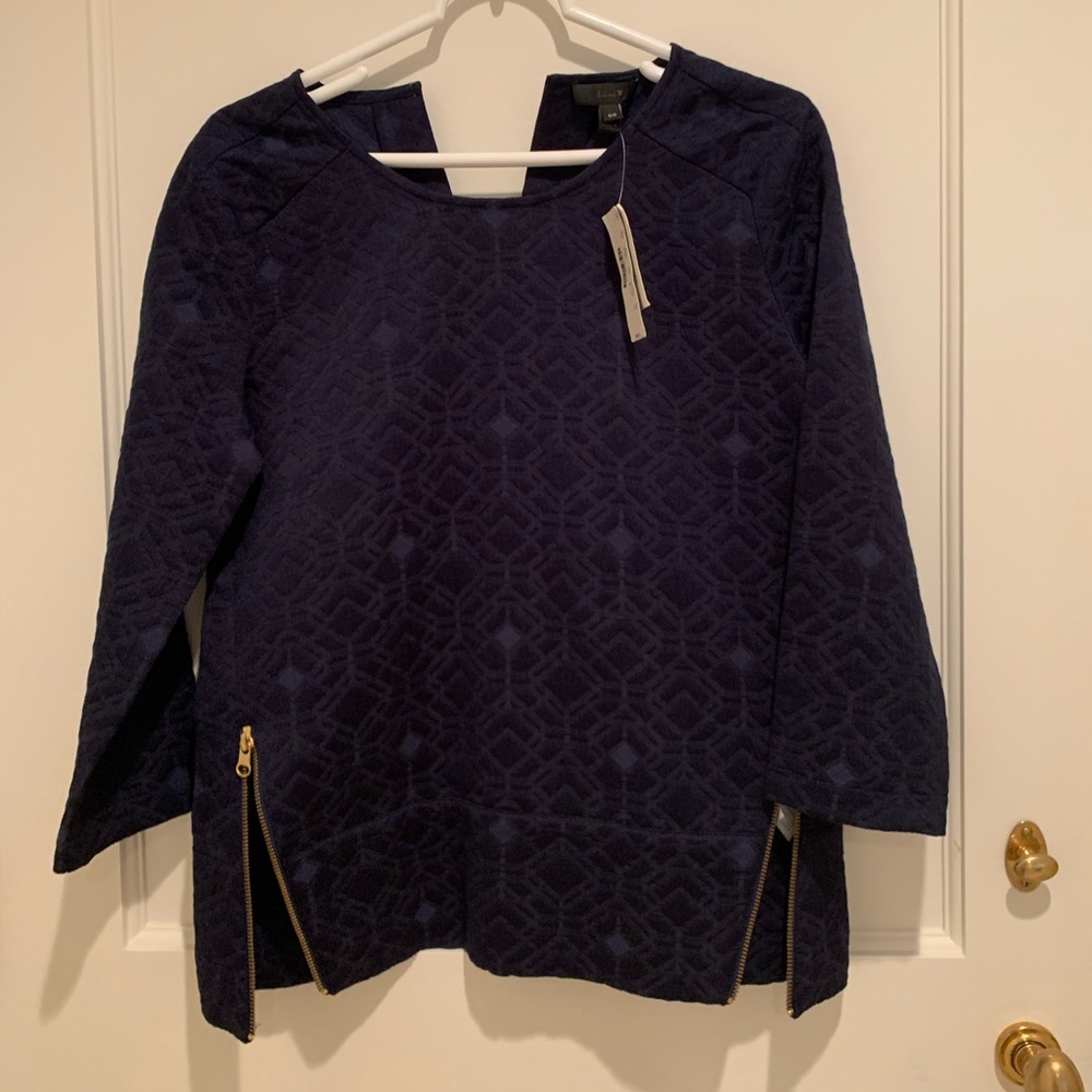 J. Crew Navy Top